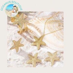Star fish fashion jewelry set